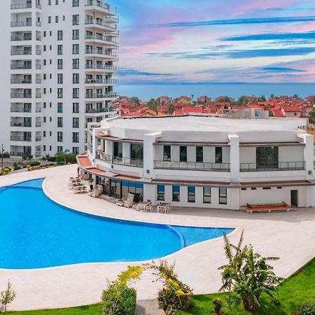 Caesar Blue Seaside Luxury Apartments Gastria Bagian luar foto