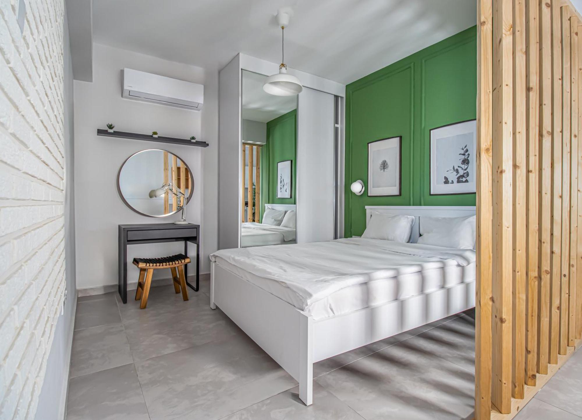 Caesar Blue Seaside Luxury Apartments Gastria Bagian luar foto