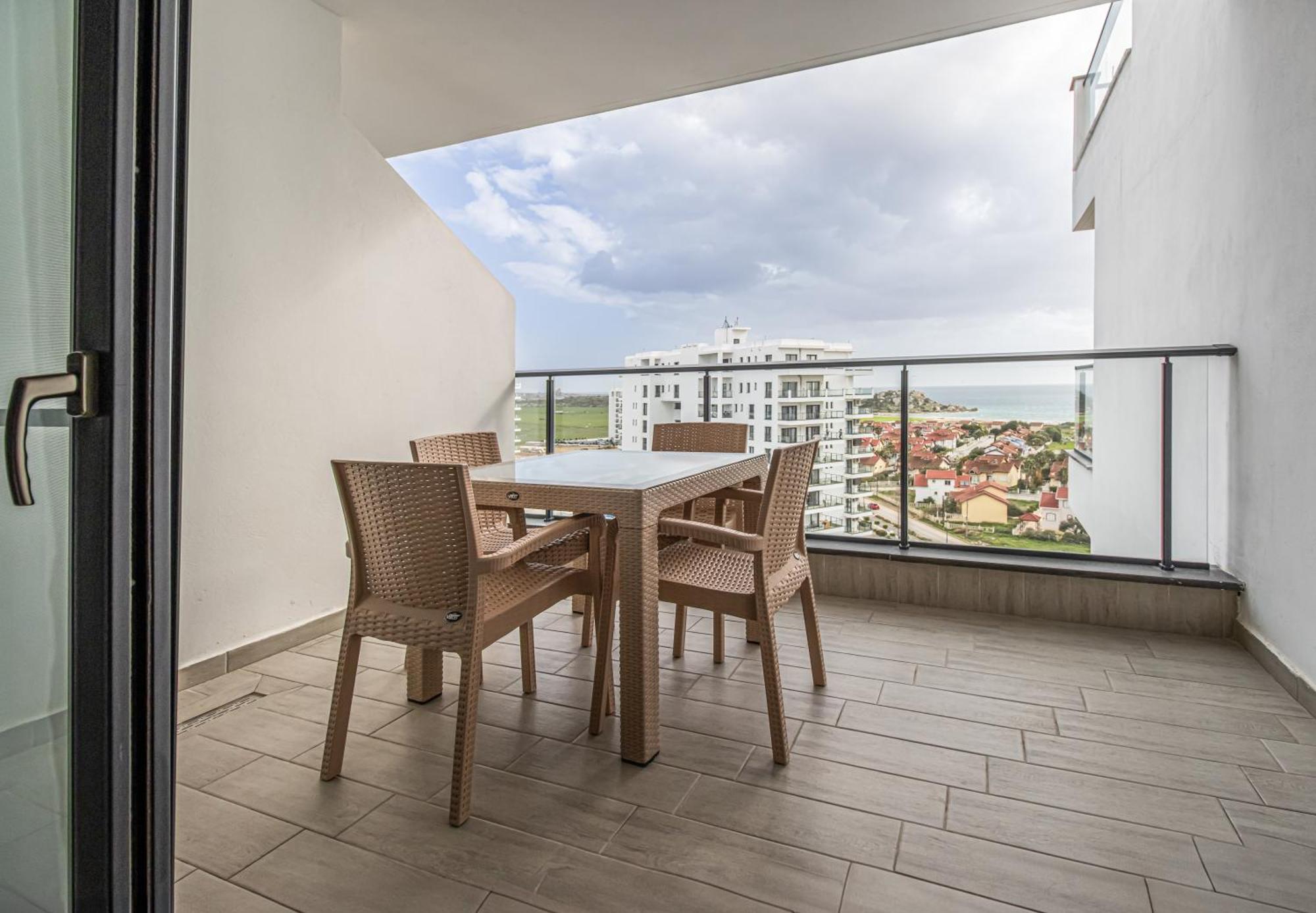 Caesar Blue Seaside Luxury Apartments Gastria Bagian luar foto