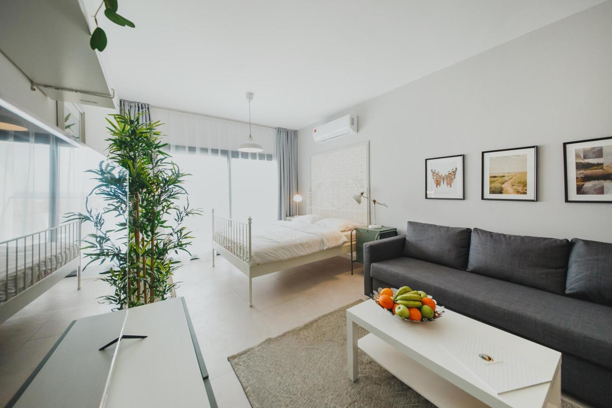 Caesar Blue Seaside Luxury Apartments Gastria Bagian luar foto
