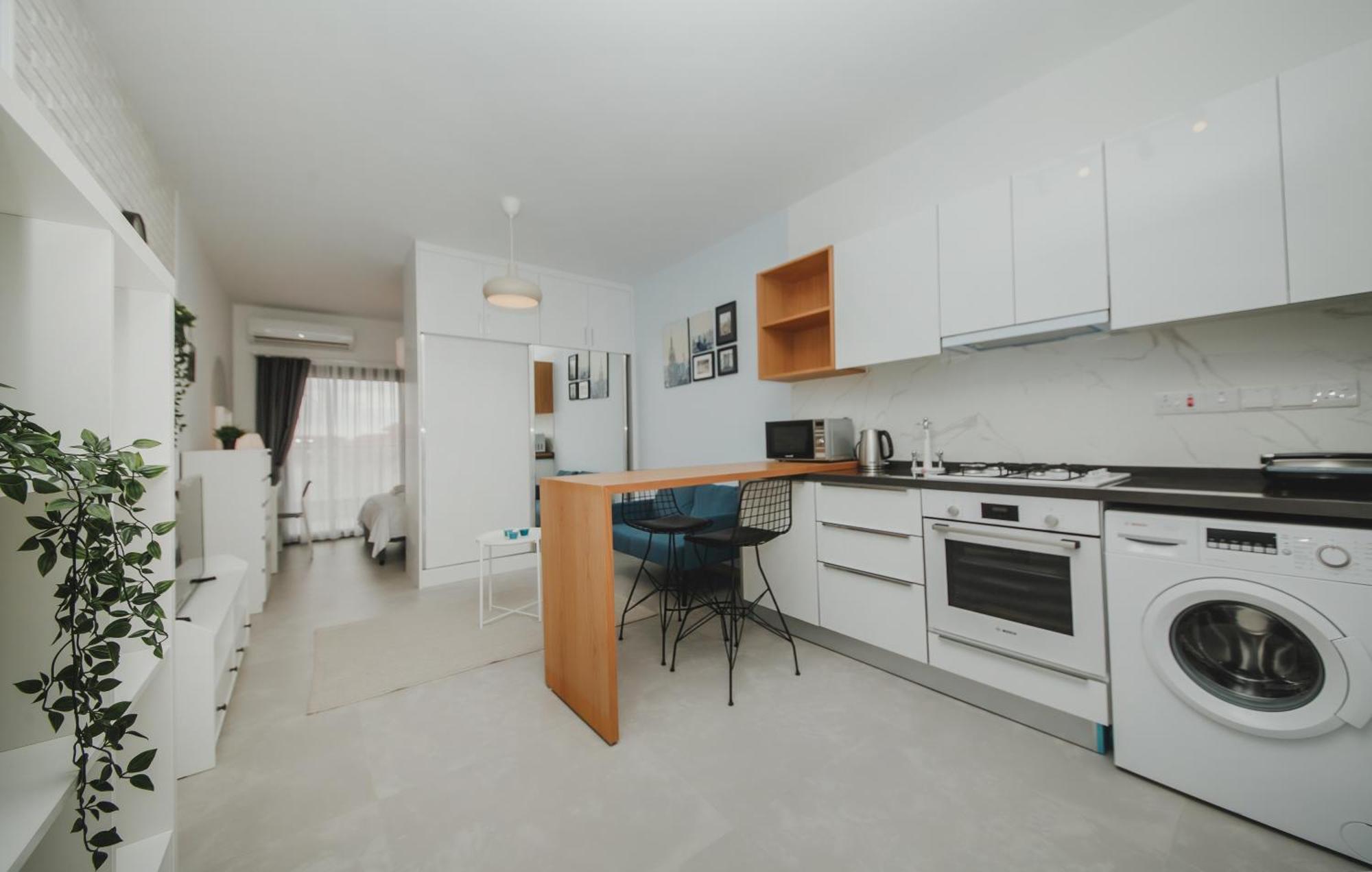 Caesar Blue Seaside Luxury Apartments Gastria Bagian luar foto