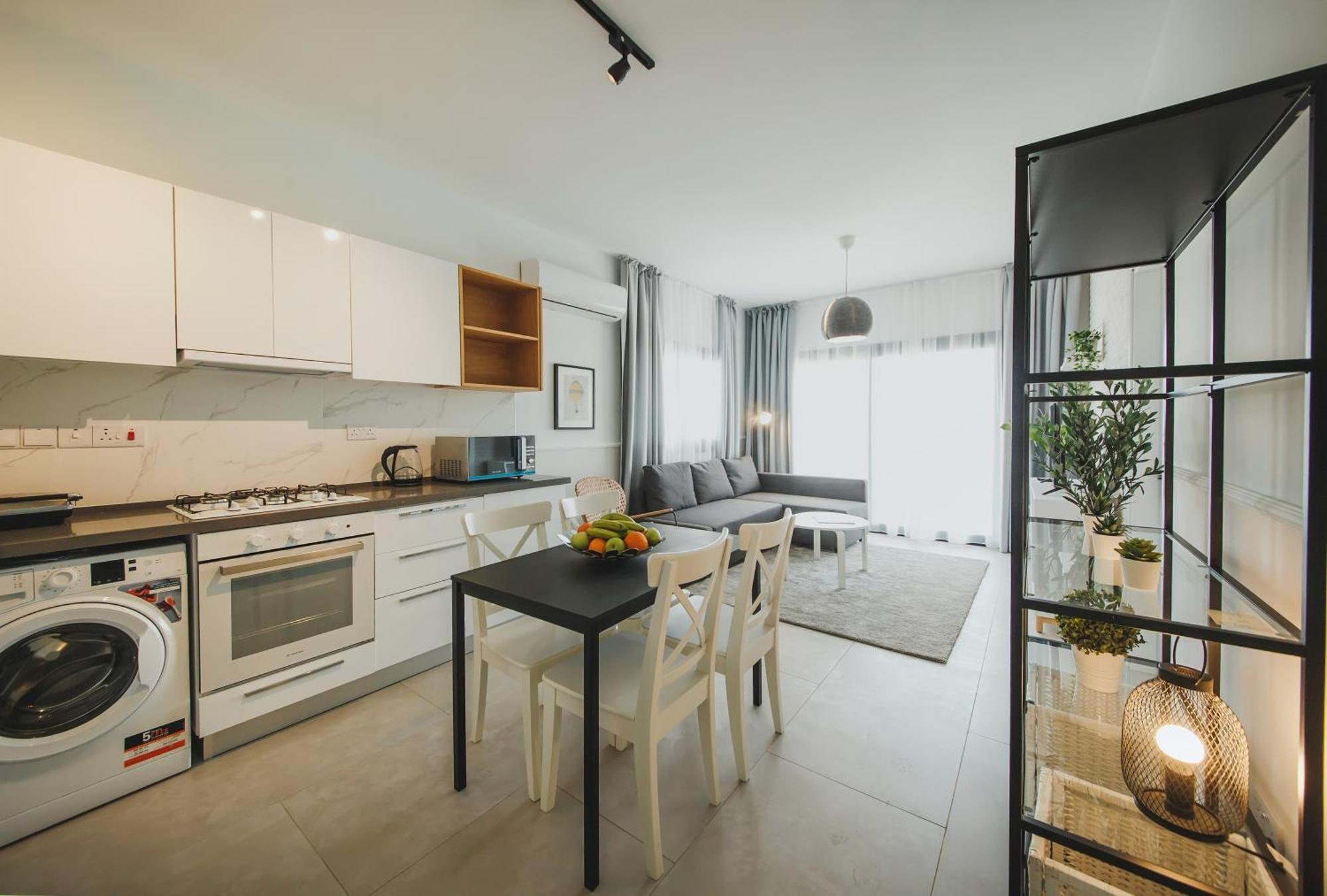 Caesar Blue Seaside Luxury Apartments Gastria Bagian luar foto