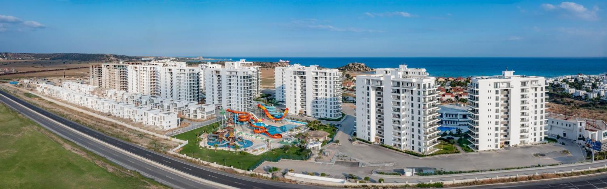 Caesar Blue Seaside Luxury Apartments Gastria Bagian luar foto