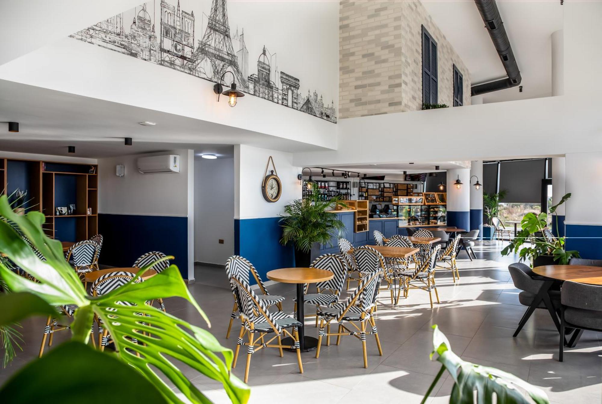 Caesar Blue Seaside Luxury Apartments Gastria Bagian luar foto