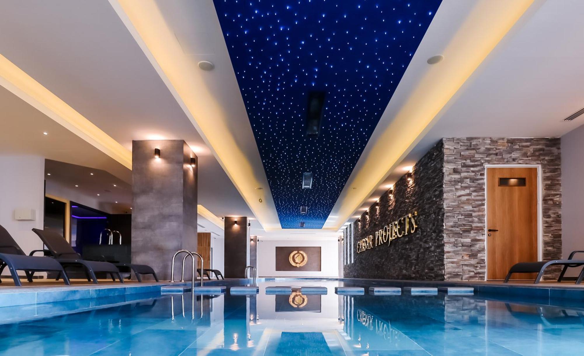 Caesar Blue Seaside Luxury Apartments Gastria Bagian luar foto